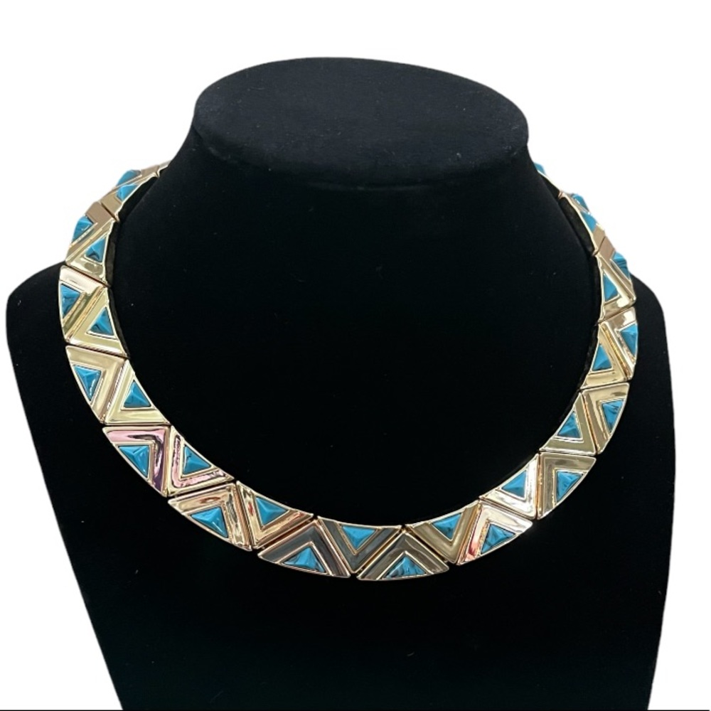 House of Harlow 1960 Aztec Collar Necklace